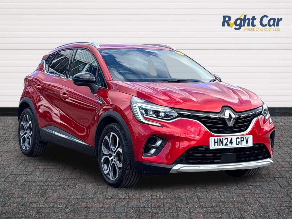 Flame Red 2024 Renault Captur Hatchback Front-wheel drive Manual